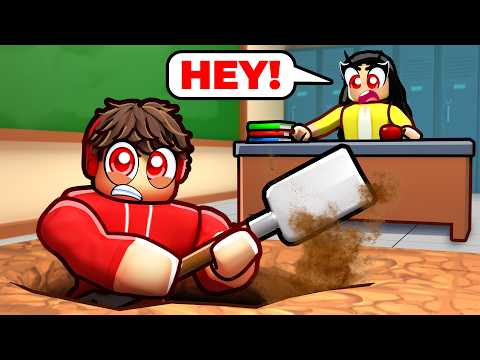 ROBLOX DIG TO ESCAPE SCHOOL..