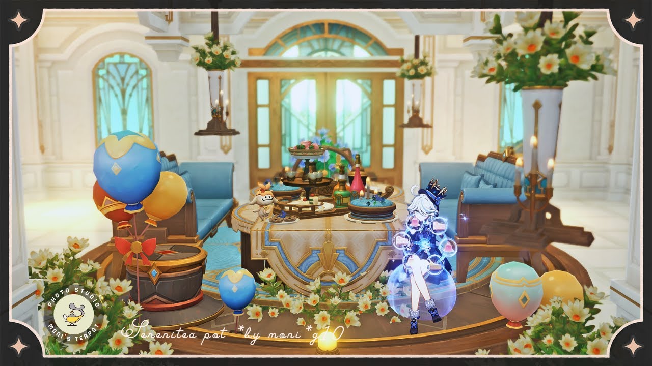 Serenitea pot - 塵歌壺 - 💐Blooming Tea Party☕🍰