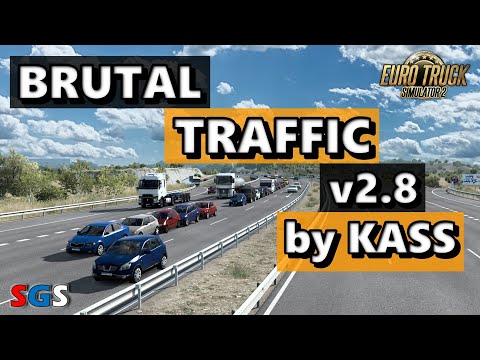 |ETS2 1.45| Brutal Traffic v2.8 by Kass [Traffic Mod]