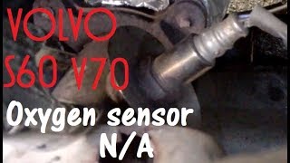 Volvo S60 V70 Non Turbo Front Oxygen sensor Removal Tip 2001-2009