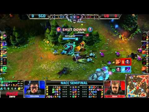 Sergio's Dream vs UBEAST | Game 1 semifinals NACC 2014 | SGD vs UB G1