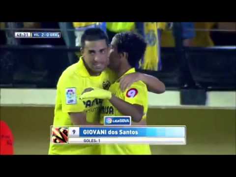 Todos los goles de Giovani Dos Santos en el Villarreal CF
