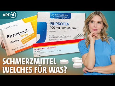 Paracetamol, Ibuprofen, ASS: Rezeptfrei, aber mit Nebenwirkungen | Dr. Julia Fischer | ARD Gesund