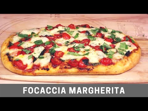 Focaccia Margherita - Homemade Recipe