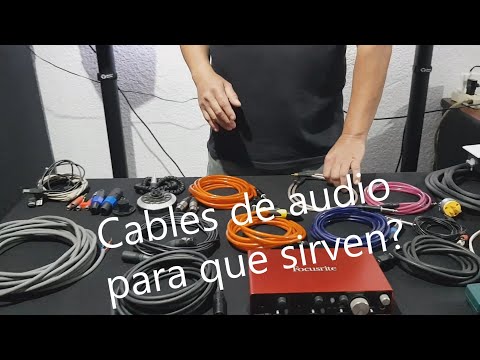 Cables de audio para tu equipo de sonido de que tipo y para que te sirven!