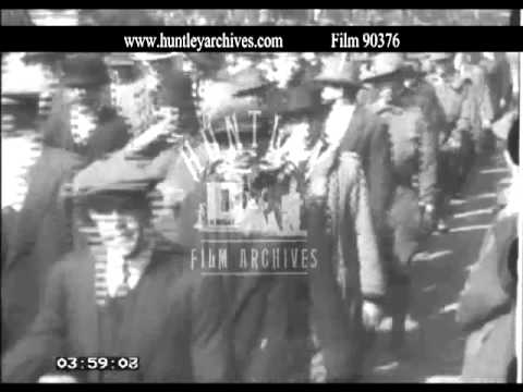 Australian Recruits March to War, 1914 -- Film 90376