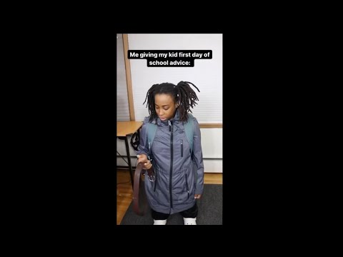Mama Dank giving Lil Dank 1st day of school advise 😭 | Dankscole #shorts