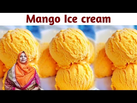 Summer special mango ice cream recipe | Creamy mango ice cream | @cookingwithnadiraandvlogs.