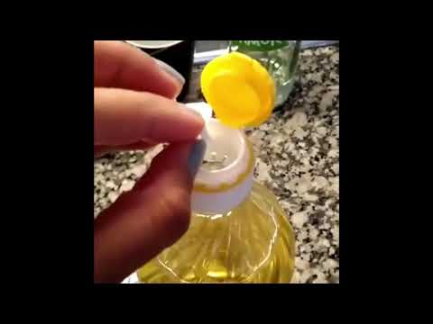 El verdadero uso de la tapa de las botellas de aceite
