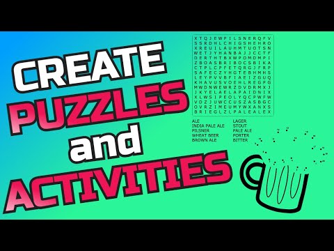 How to Create a Puzzle Book (Activity) using Puzzle...