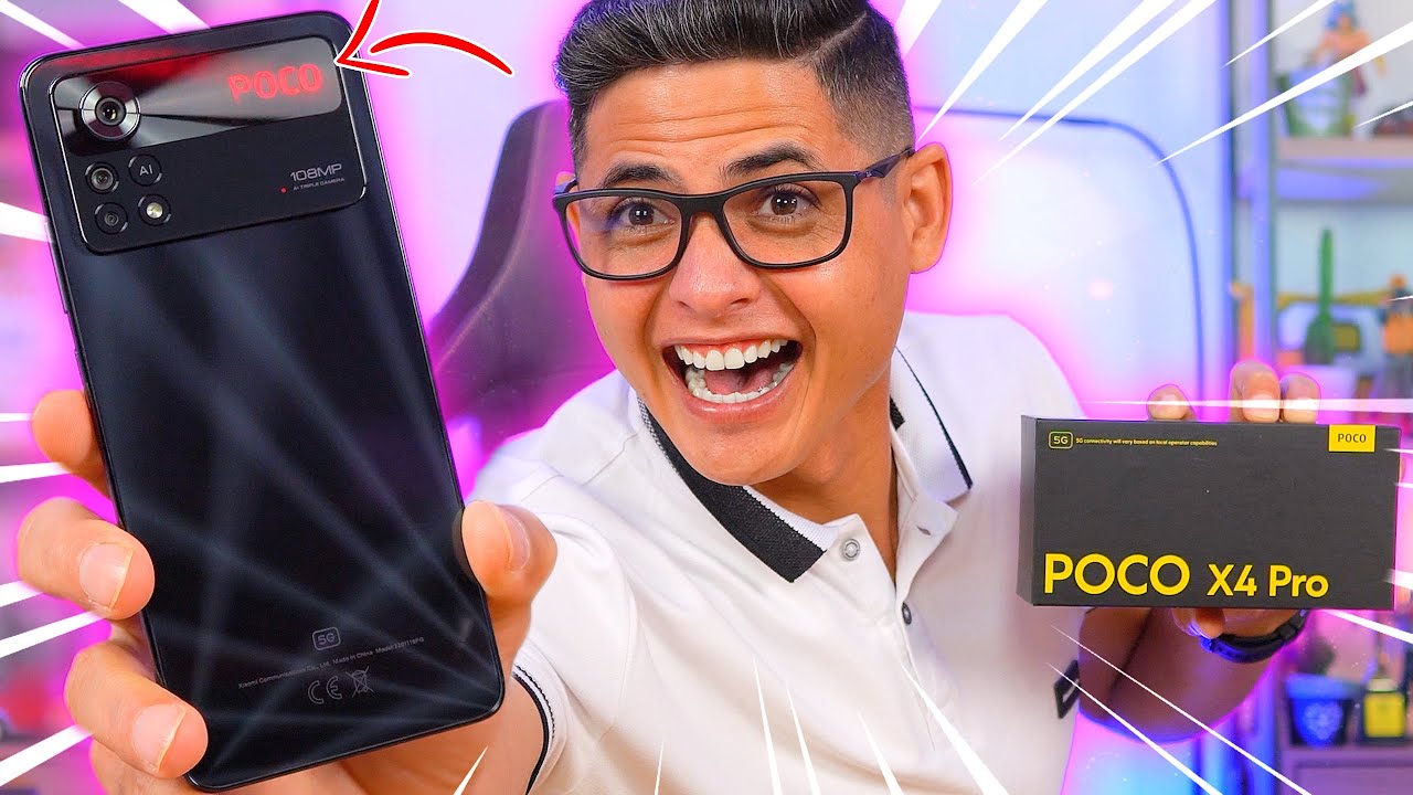 ELE CHEGOU! POCO X4 PRO da XIAOMI, um SMARTPHONE ESTRANHO! Unboxing e Impressões