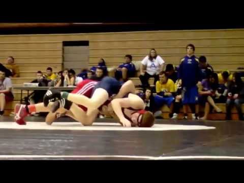 Region 6 Wrestling Championships 2012 | Bountiful Wrestling vs Woods Cross 138 Pounds | Round 1
