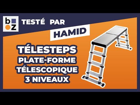Plate-forme télescopique 3 niveaux TÉLESTEPS