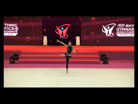 Viktoriia Onopriienko Ball Qual 26,200 - World Championships Kitakyushu 2021