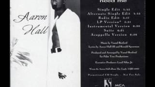 Aaron Hall - When You Need Me (Single Edit)