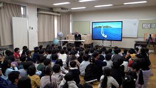 3月25日【びわ湖放送ニュース】ヨットで世界一周の夢をかなえた元教師・川本さんが特別講義