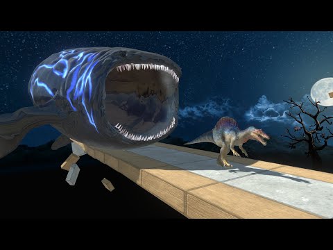 Don't Look Back | Run Away from The Bloop - Animal Revolt Battle Simulator