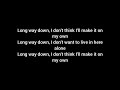 Haste The Day - Long Way Down - Lyrics