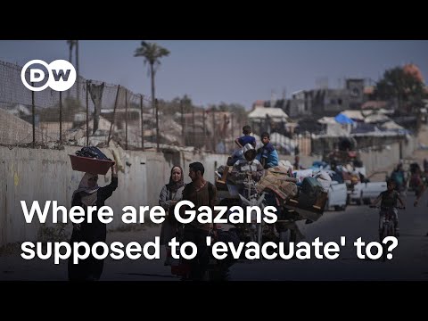 以色列發佈加沙中部疏散令 | DW News (Israel issues evacuation orders for central Gaza | DW News)