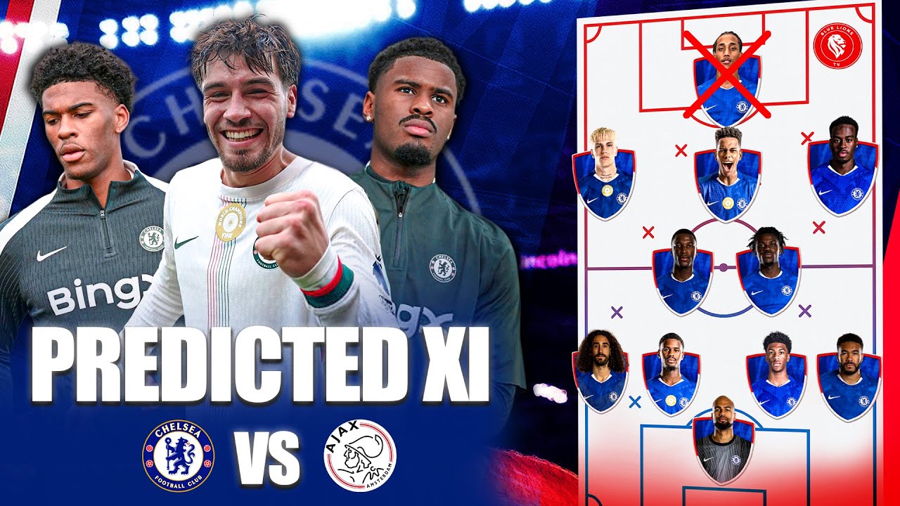 HUGE Positive NEWS! Guiu To LEAD Young Stars vs Ajax || Chelsea vs Ajax Predicted XI + Preview
