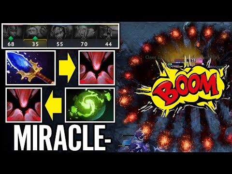 Miracle OutPlay ALL!!  TEST 7.07 Aghanim's Refresher SF Dota 2 Pro META Carry
