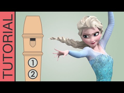Let It Go (Frozen) - Recorder Notes Tutorial