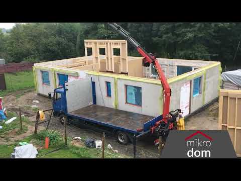 Budowa DOMU MODUŁOWEGO w 5 dni w wykonaniu Mikro Dom
