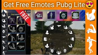 How to Get Free Emotes Pubg Lite/ How to Unlock emotes Pubg lite/Pubg mobile free emotes #youtube