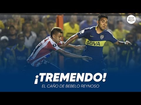 ¡Tremendo caño de Bebelo Reynoso ante Junior! | Copa Libertadores 2018