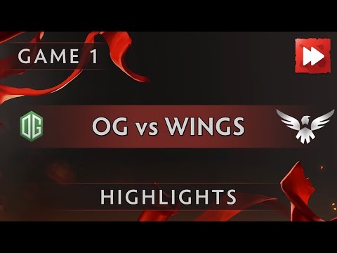 OG vs Wings Gaming [Game 1] The International 2016 Group Stage - Dota Highlights