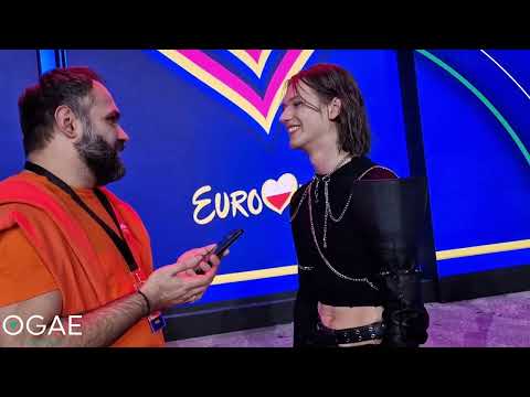 Jann interview, Polish Tu bije serce Europy 2023 - "Gladiator" | OGAE AZ