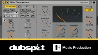 Video thumbnail for Ableton Live 9 Tutorial: Using The New Glue Compressor by Dubspot