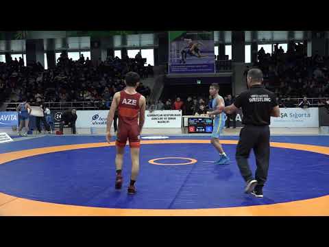 1/4 final FS - 48 kg: Rövşən Ağazadə (AZE) - Alimbek Pulatov (KAZ)