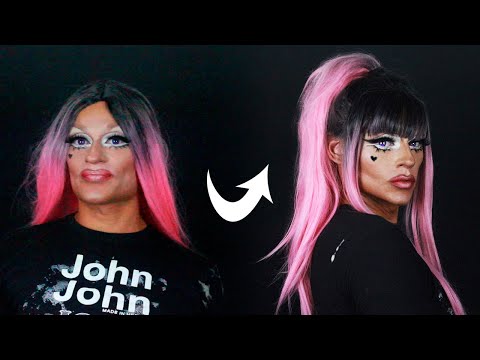 Como transformei um Wig simples em Super Glamourosa por Suzie Sarah Glock