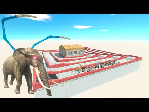 Escape From Alien Elepant - Animal Revolt Battle Simulator