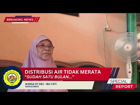 Distribusi Air Tidak Merata di Perumahan RT 063 Gunung Pipa Balikpapan Utara
