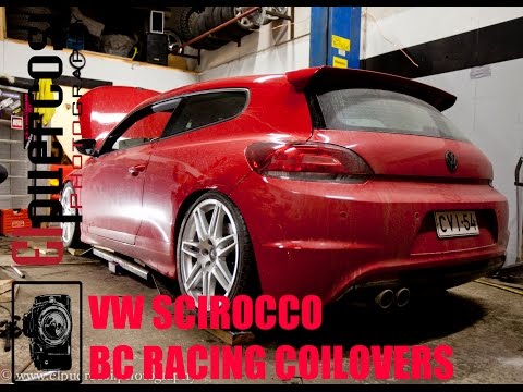 VW Scirocco fakeR / BC Racing coilover install / D2 Camber kit / KW DCC Delete kit
