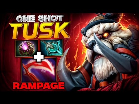 One Punch Man Tusk 1VS5 Rampage 🔥🔥🔥 35 Kills Comeback | Dota 2 Gameplay