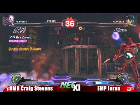 DMG Craig Stevens vs EMP Jeron NEC XI SSF4 Singles