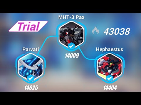 Honkai Impact 3: Sim Battle (Trial Battlesuit) [Parvati|MHT-3 Pax|Hephaestus]