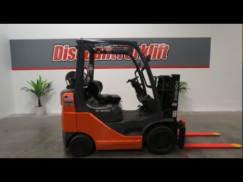 TOYOTA 8FGCU25 8-Series 5,000 lb LP(Propane) #4676 - Forklift for sale