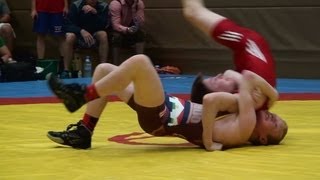 preview picture of video 'Ringen Freundschaftskampf GER (Main-Spessart) vs. USA (Colorado) - 50kg'