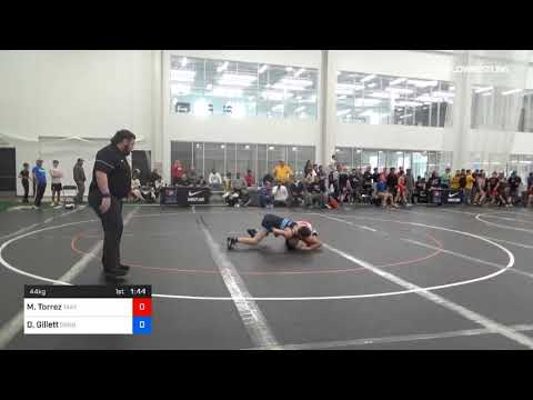 44 Kg Quarterfinal Marcos Torrez Team Takedown Vs DJ Gillett Orange Crush Wrestling Club