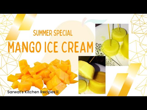 Mango Ice Cream Recipe