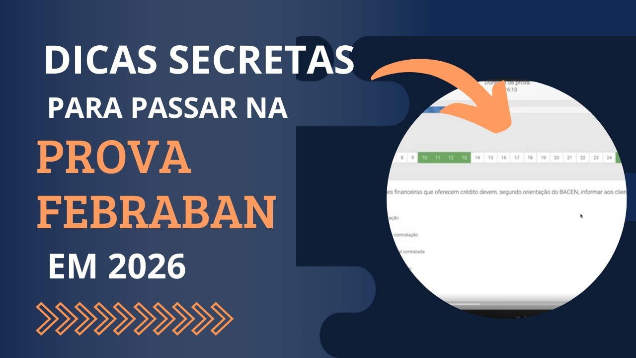 As dicas matadoras para ser aprovado na prova FEBRABAN para correspondente bancário em 2025 #corban