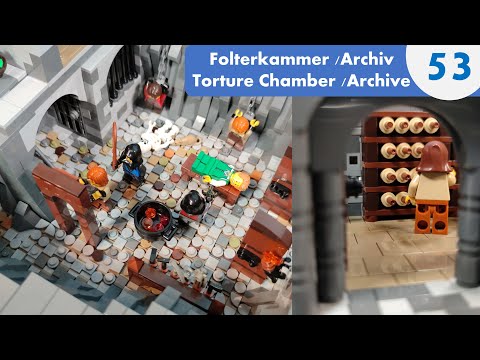#53 Folterkammer und Archivraum - BUILDING A CASTLE WITH LEGO AND OTHER BRICKS