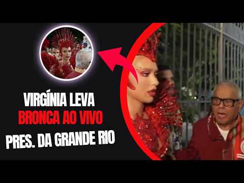 Live argument! President of Grande Rio interrupts Virginia Fonseca's live stream, and the atmosph...