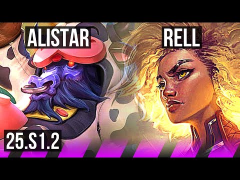 ALISTAR & Ezreal vs RELL & Twitch (SUP) | KR Challenger | 25.S1.2