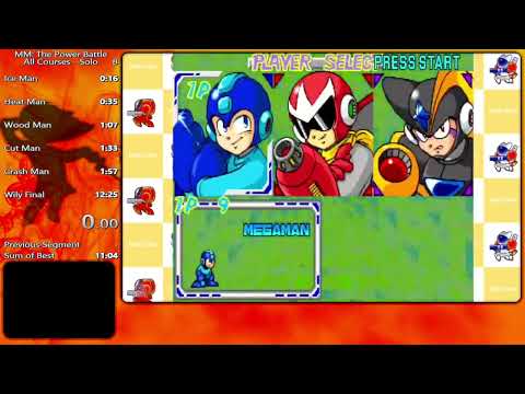 Mega Man The Power Battle All Courses Speedrun in 11:52