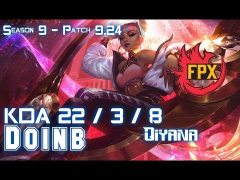FPX Doinb QIYANA vs TALON Mid - Patch 9.24 KR Ranked